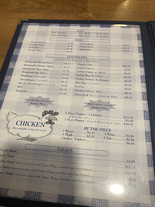 Menu Daytons Salisbury - 22