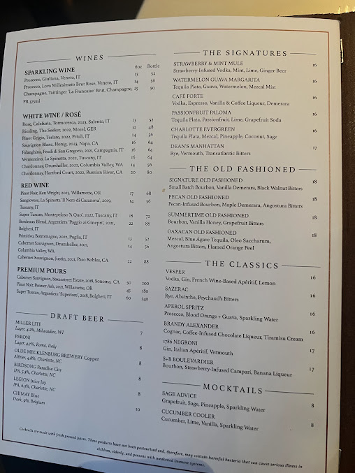 Menu Dean's Italian Steakhouse - 26