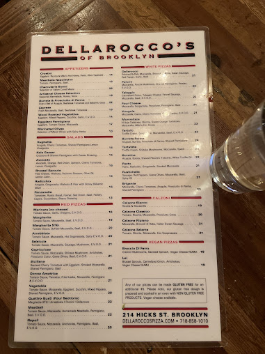 Menu Dellarocco's Brick Oven Pizza - 20