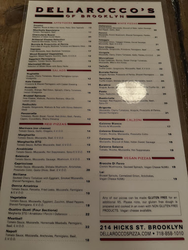 Menu Dellarocco's Brick Oven Pizza - 24