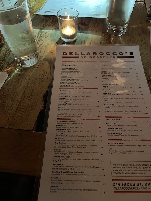 Menu Dellarocco's Brick Oven Pizza - 27