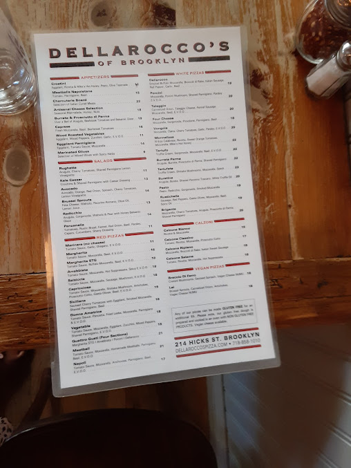Menu Dellarocco's Brick Oven Pizza - 28