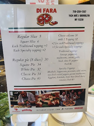 Menu Di Fara Pizza - 22