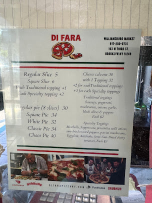 Menu Di Fara Pizza - 23
