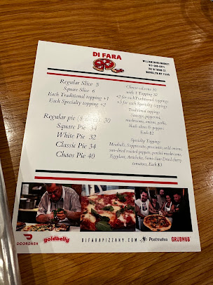 Menu Di Fara Pizza - 25