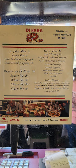 Menu Di Fara Pizza - 28