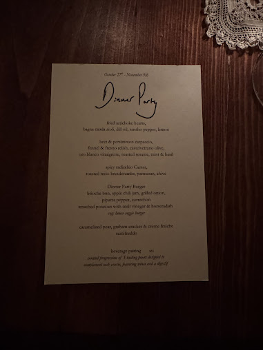 Menu Dinner Party - 21