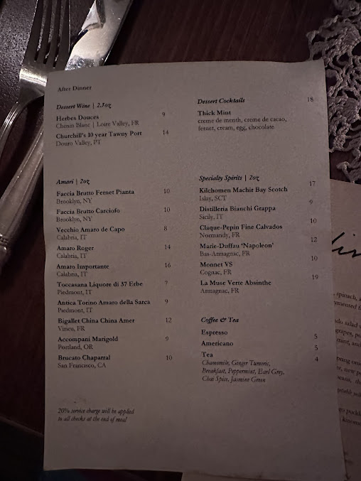 Menu Dinner Party - 24