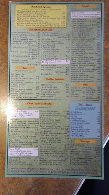 Menu Dodge Park Coney Island - 22