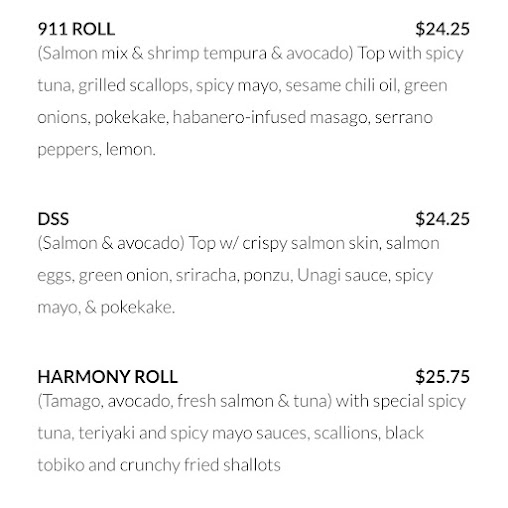 Menu Domo Japanese Sushi Grill And Bar - 16