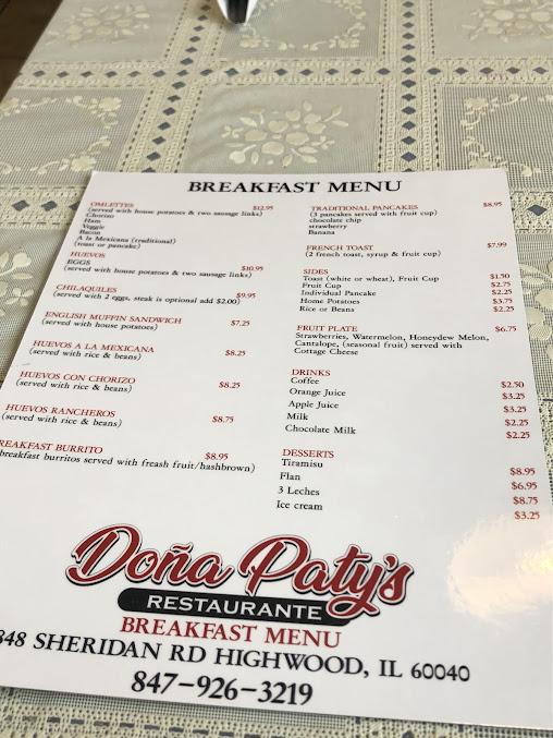 Menu Doña Paty's - 25
