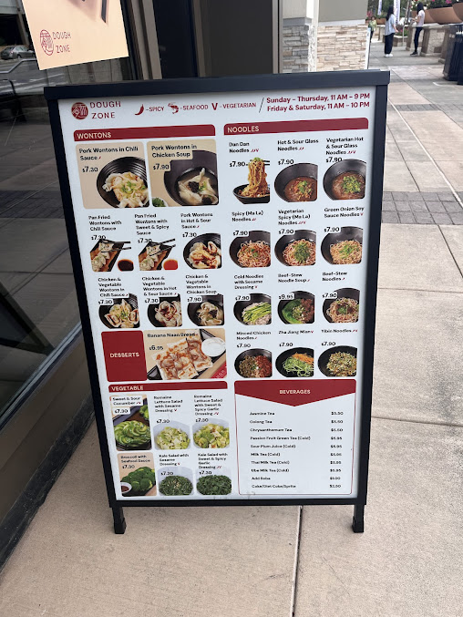 Menu Dough Zone Cupertino - 19