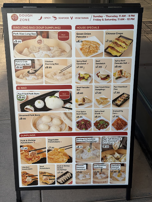 Menu Dough Zone Cupertino - 25