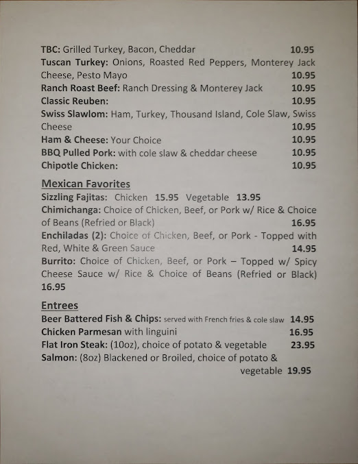 Menu Downhill Grill - 25