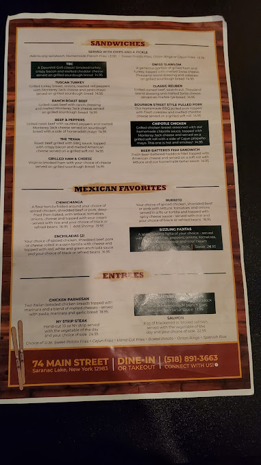 Menu Downhill Grill - 26