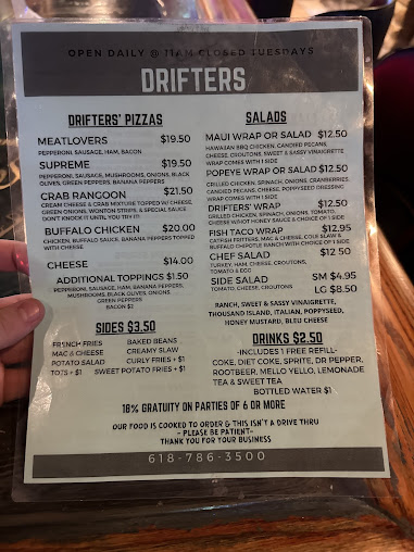 Menu Drifters Eats Drinks - 20