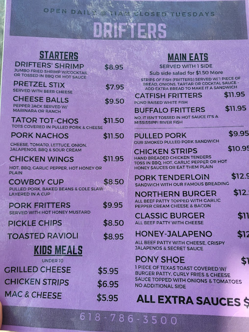 Menu Drifters Eats Drinks - 21