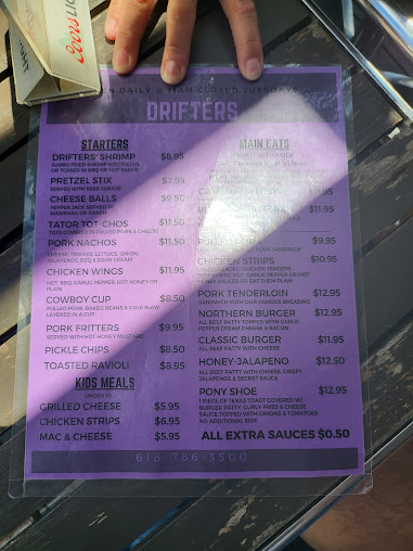 Menu Drifters Eats Drinks - 25