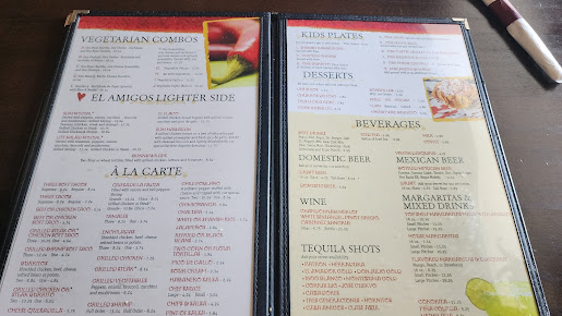Menu El Amigo Mexican Restaurant - 21