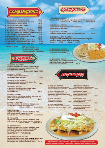 Menu El Jarocho Mexican Restaurant Inc - 20