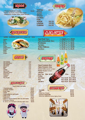 Menu El Jarocho Mexican Restaurant Inc - 21