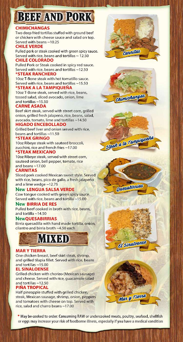 Menu El Maiz Mexican Food - 20