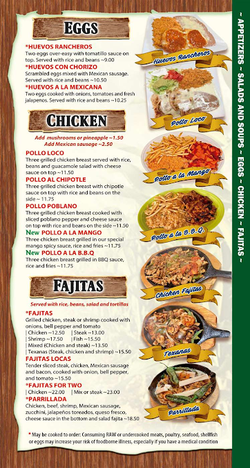 Menu El Maiz Mexican Food - 22