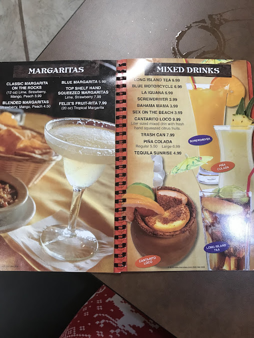 Menu El Nuevo Tequila Mexican Restaurant - 24