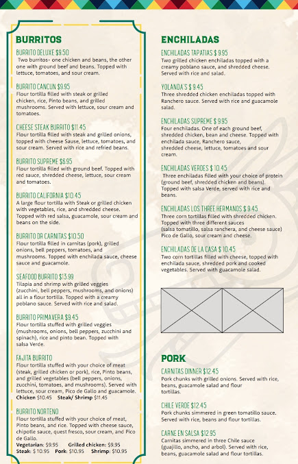 Menu El Palenque Mexican Restaurant - 22