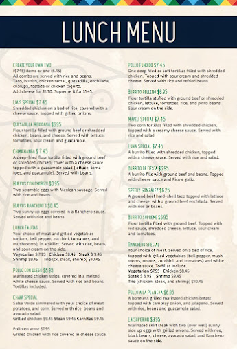 Menu El Palenque Mexican Restaurant - 23
