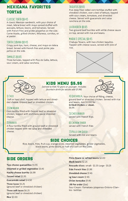 Menu El Palenque Mexican Restaurant - 24