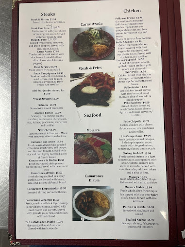 Menu El Paso Grill Mexican Restaurant - 23