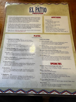 Menu El Patio De Albuquerque - 19