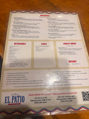 Menu El Patio De Albuquerque - 20