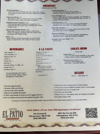 Menu El Patio De Albuquerque - 22