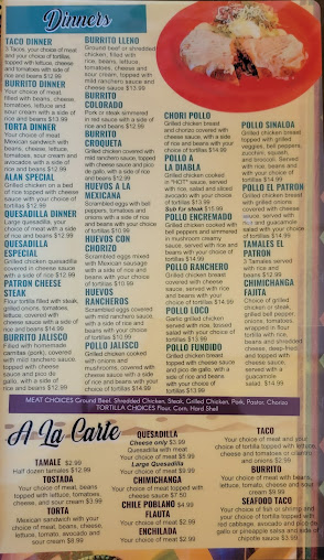 Menu El Patron Mexican Kitchen Ii - 20