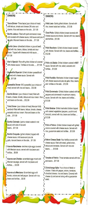 Menu El Patron Mexican Kitchen Ii - 26