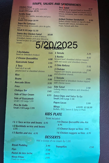 Menu El Preferido Mexican Restaurant - 21