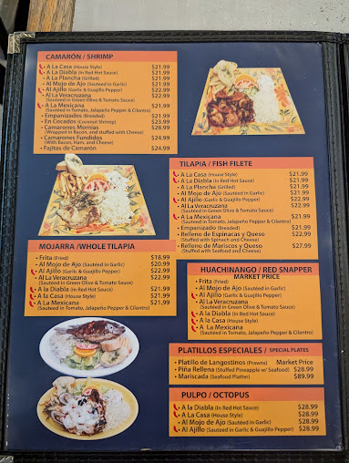 Menu El Pulpo Loco Restaurant - 21