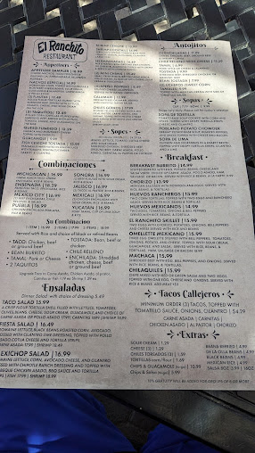 Menu El Ranchito Restaurant - 22