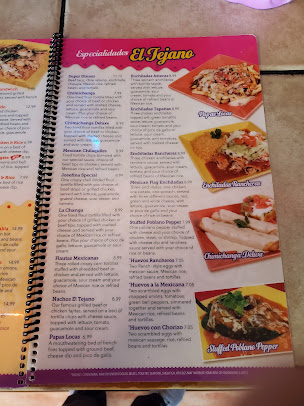 Menu El Tejano Mexican Restaurant Bar And Grill - 24
