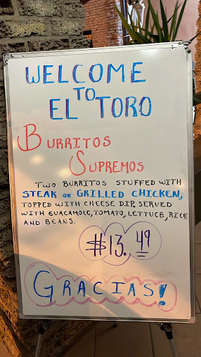 Menu El Toro Mexican Restaurant - 27