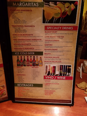 Menu El Toro Mexican Restaurant - 29