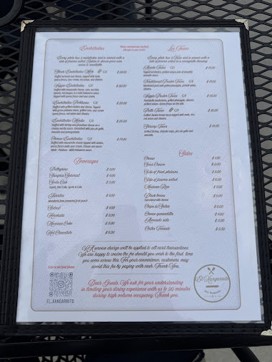 Menu El Xangarrito Mex Restaurant - 22