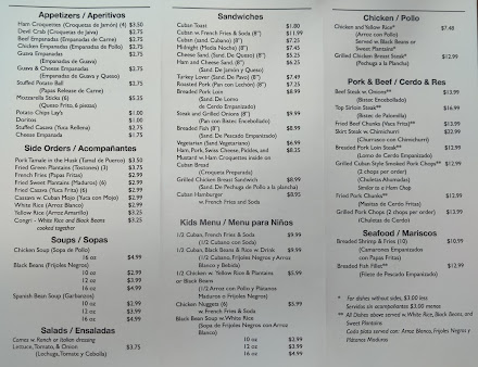 Menu Elenas Cuban Cafe - 17