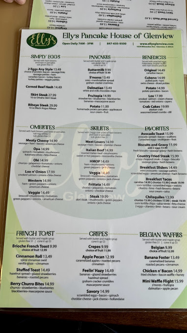 Menu Elly's Pancake House Of Glenview - 21