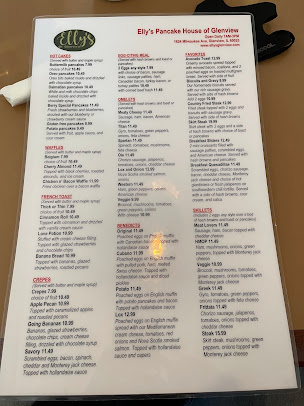 Menu Elly's Pancake House Of Glenview - 28