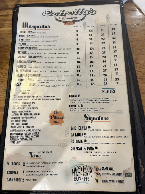 Menu Estrellas Fallbrook - 21