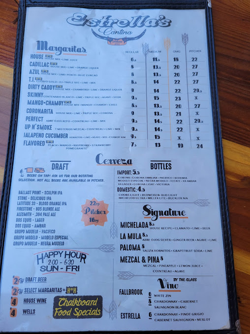 Menu Estrellas Fallbrook - 23
