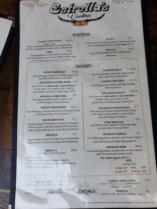 Menu Estrellas Fallbrook - 24